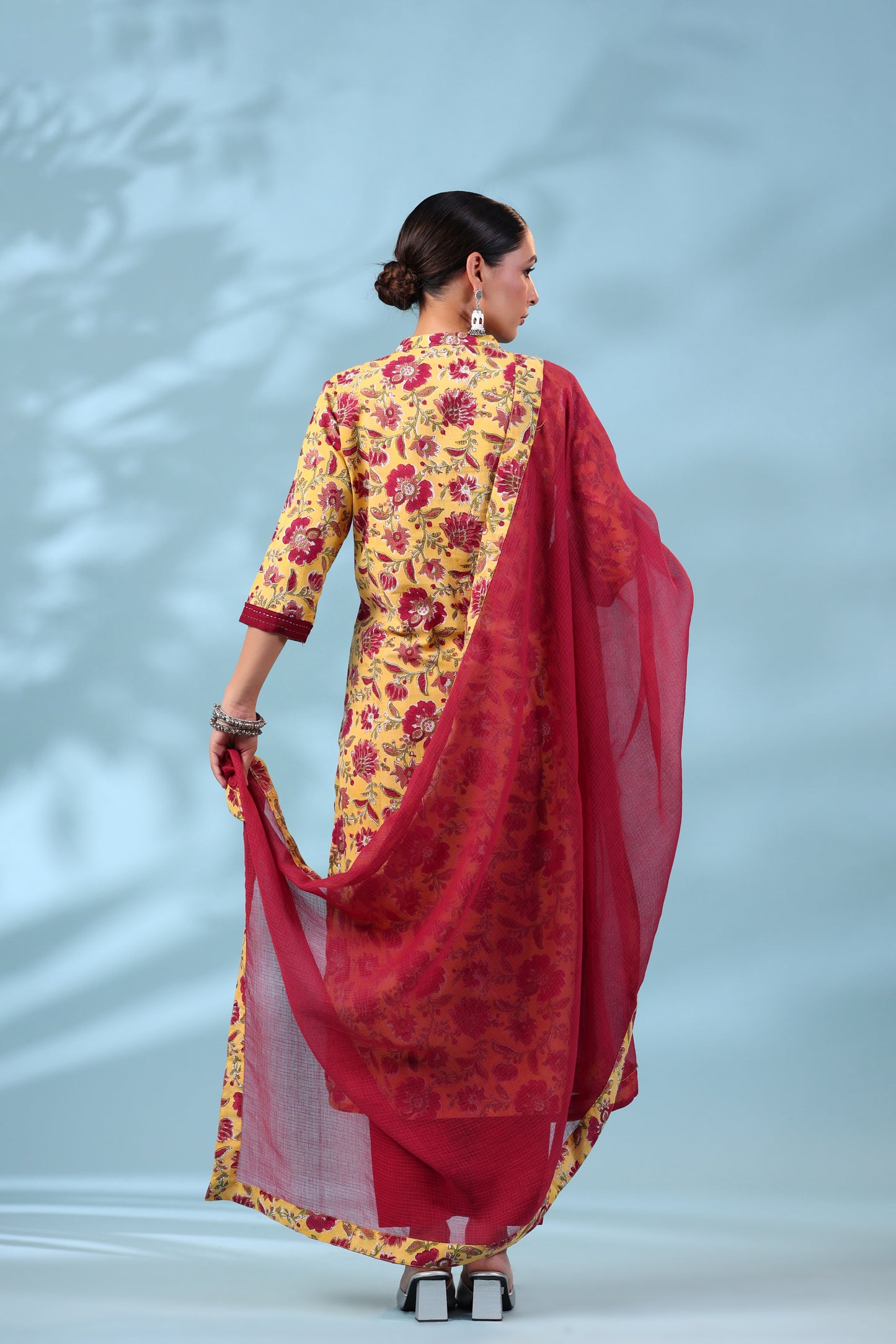 Basant Bahar Shirt Bottom Dupatta Set