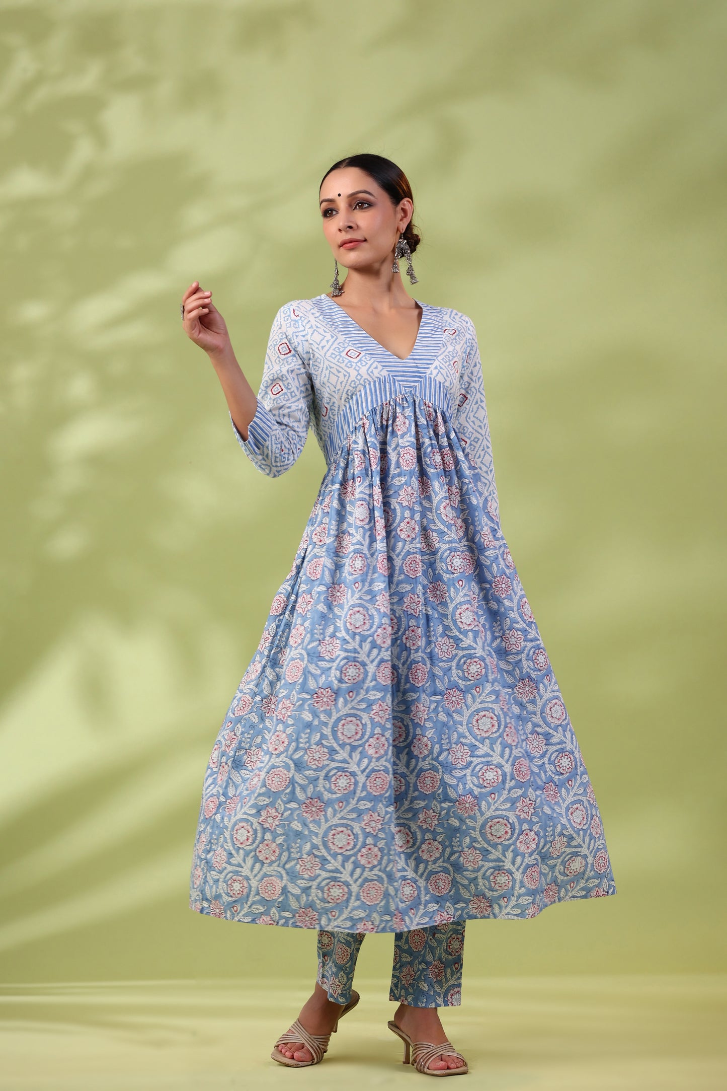 Aasmani Kurta Co-ord Set