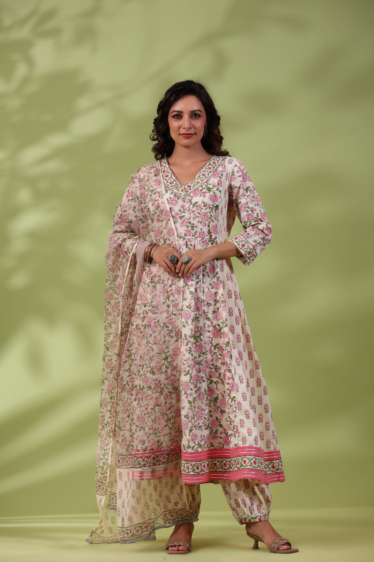 Phulwari Anarkali Set