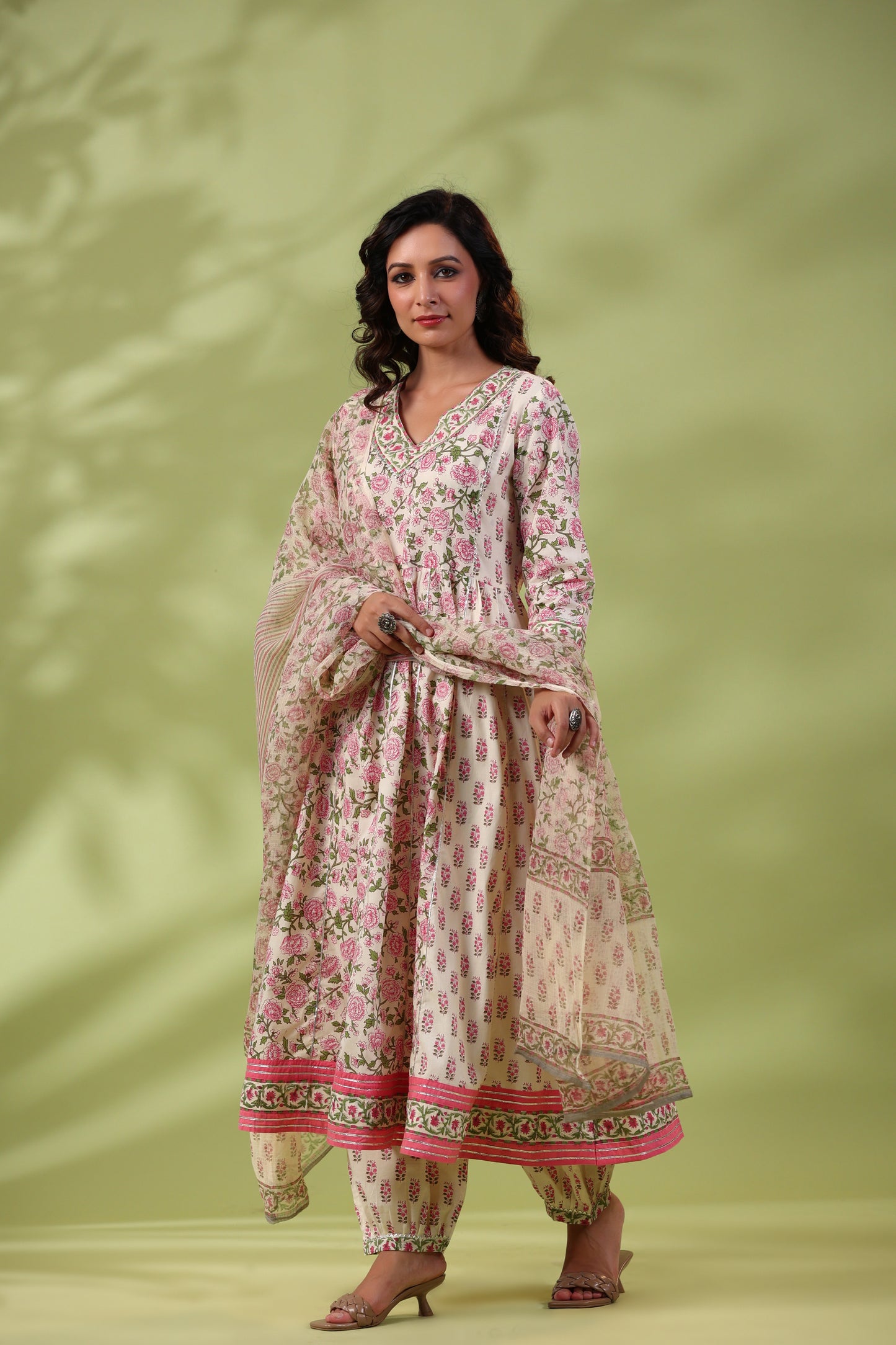 Phulwari Anarkali Set