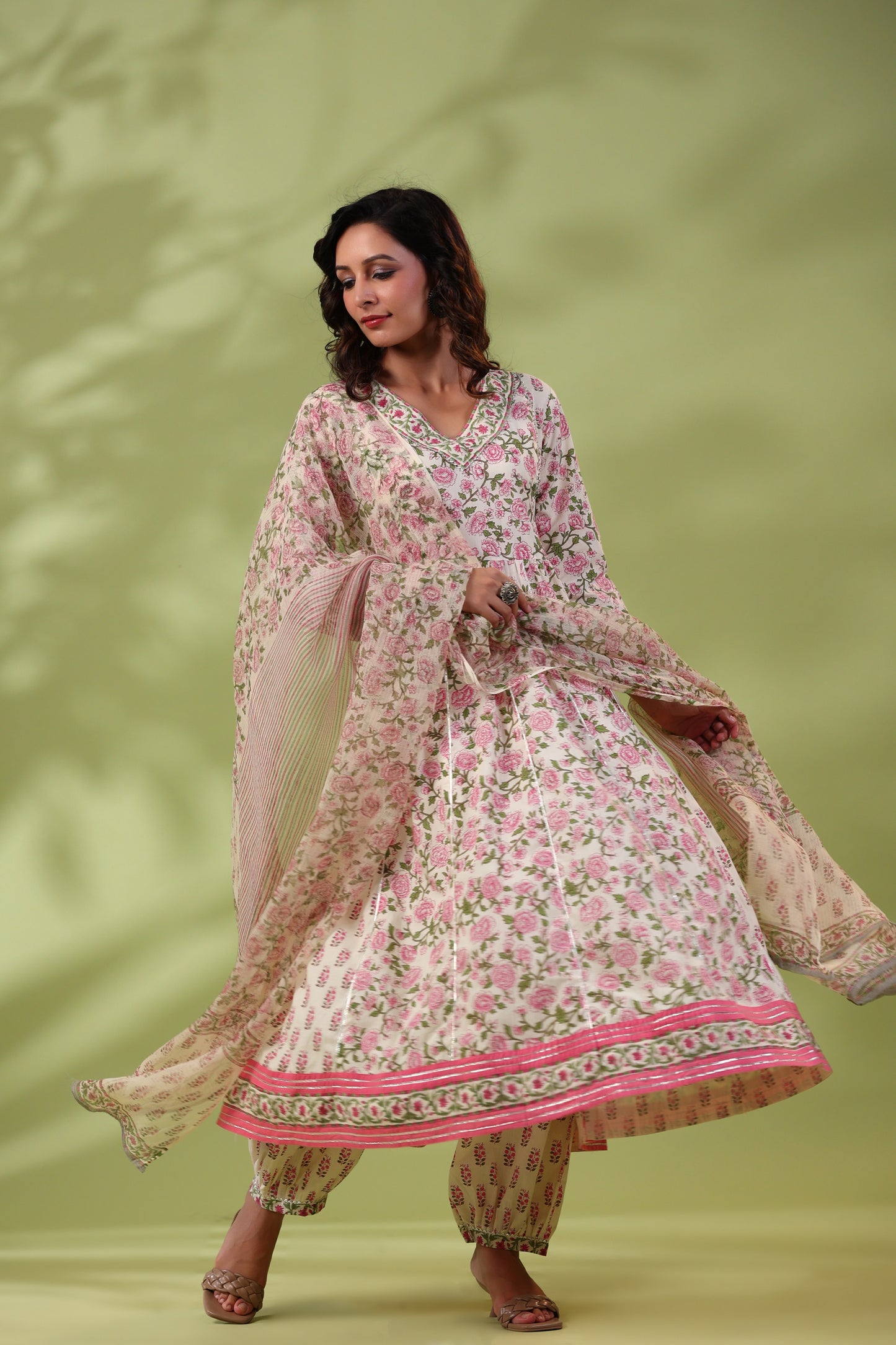 Phulwari Anarkali Set