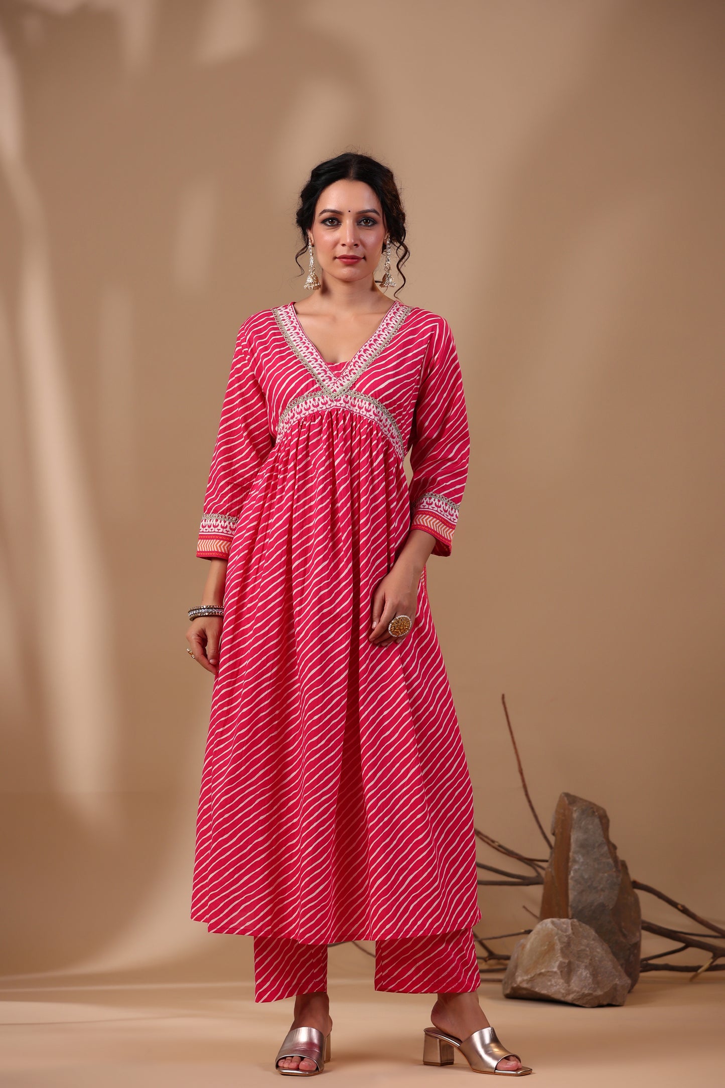 Gulabi Lehariya Co-ord Set