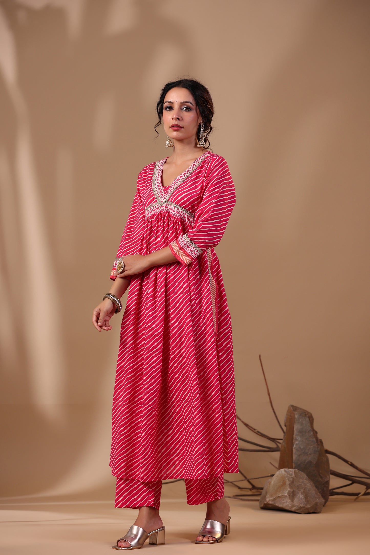 Gulabi Lehariya Co-ord Set