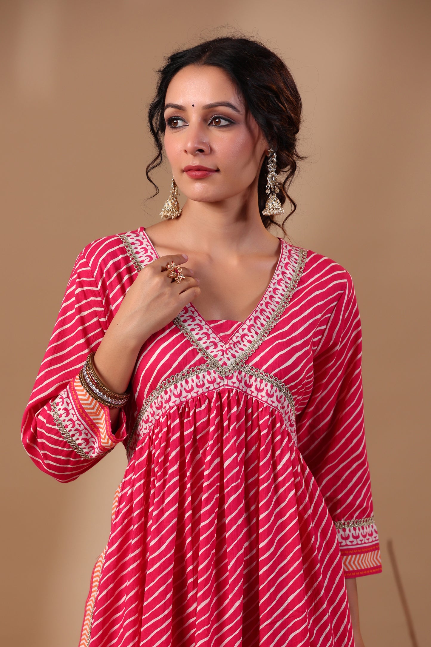 Gulabi Lehariya Co-ord Set