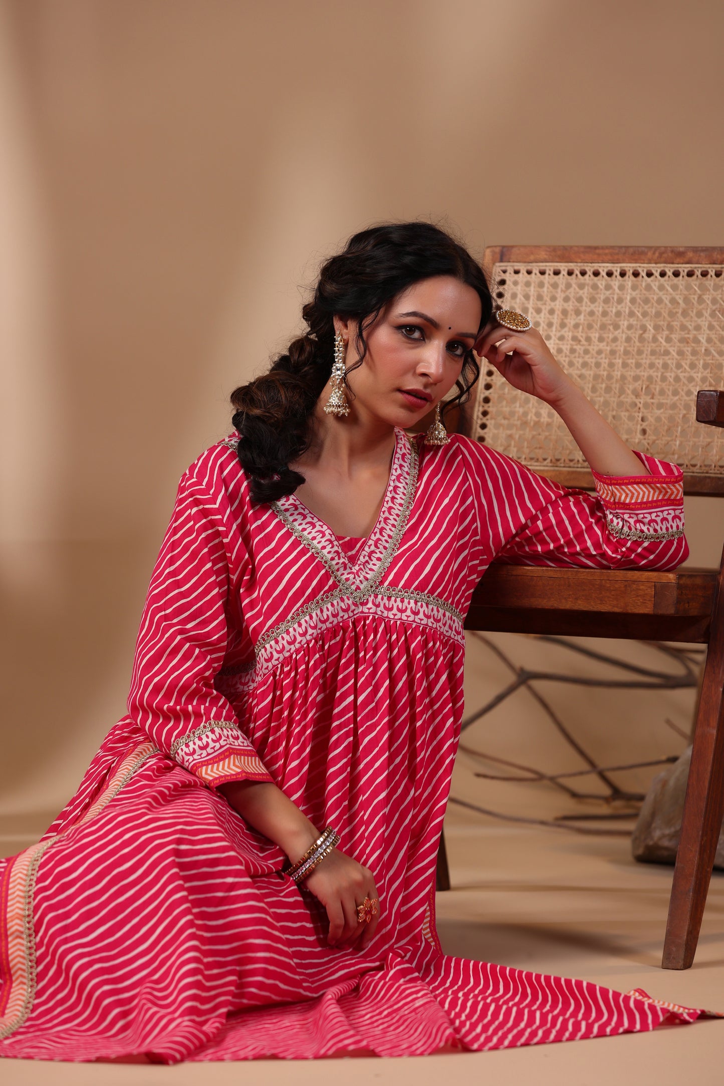 Gulabi Lehariya Co-ord Set