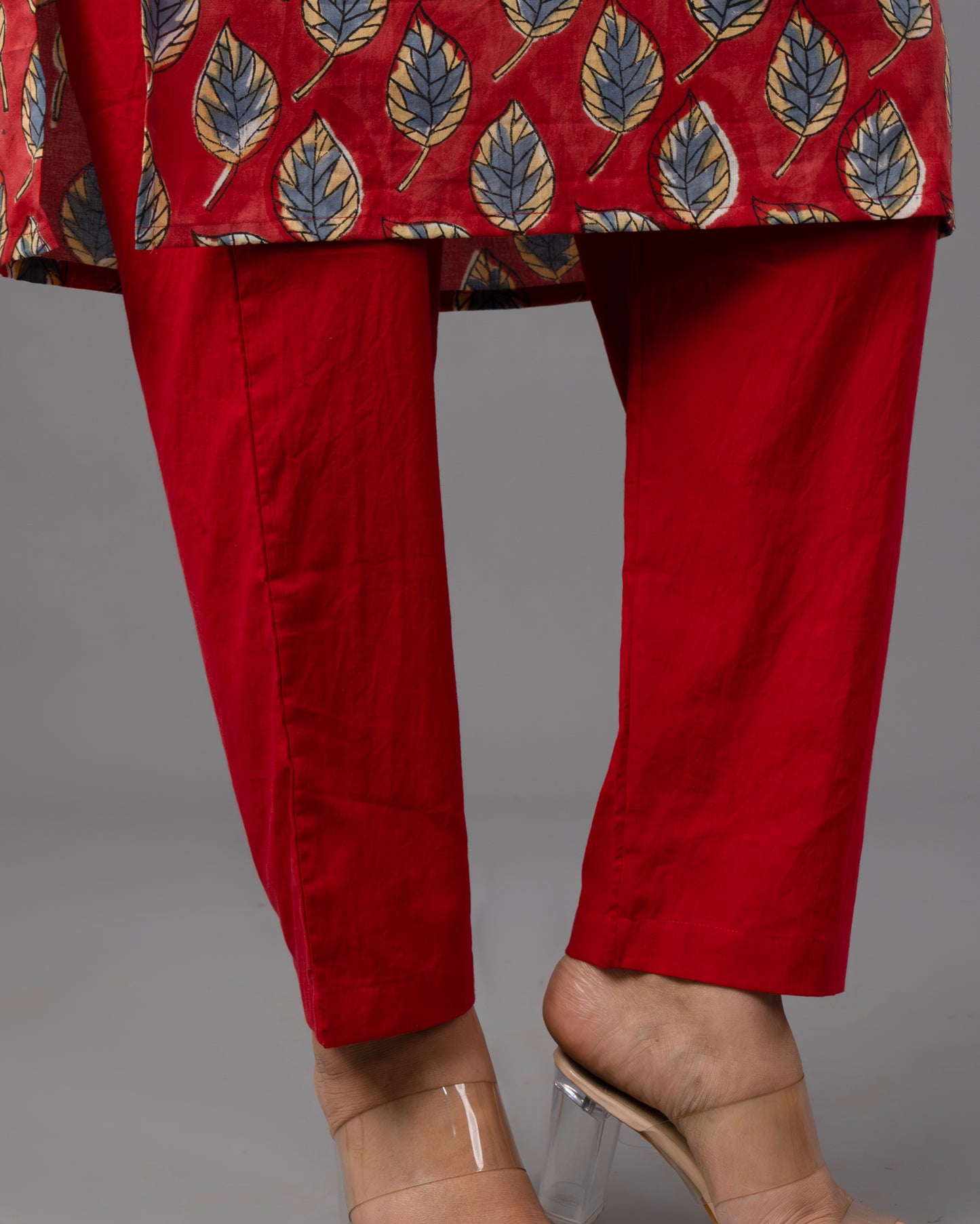 Gulmohar handblock kurta set