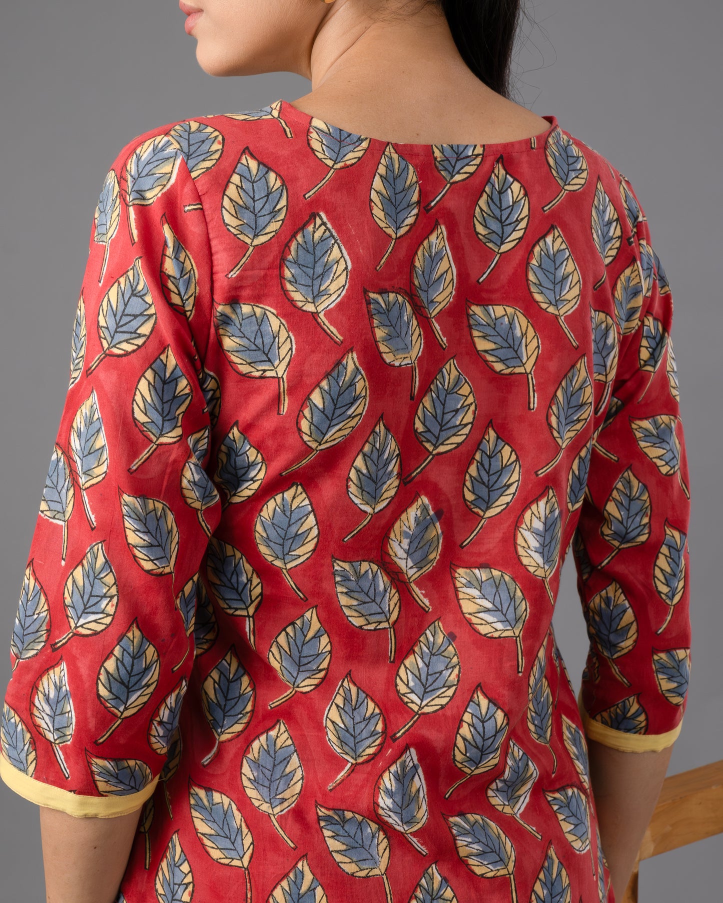 Gulmohar handblock kurta set