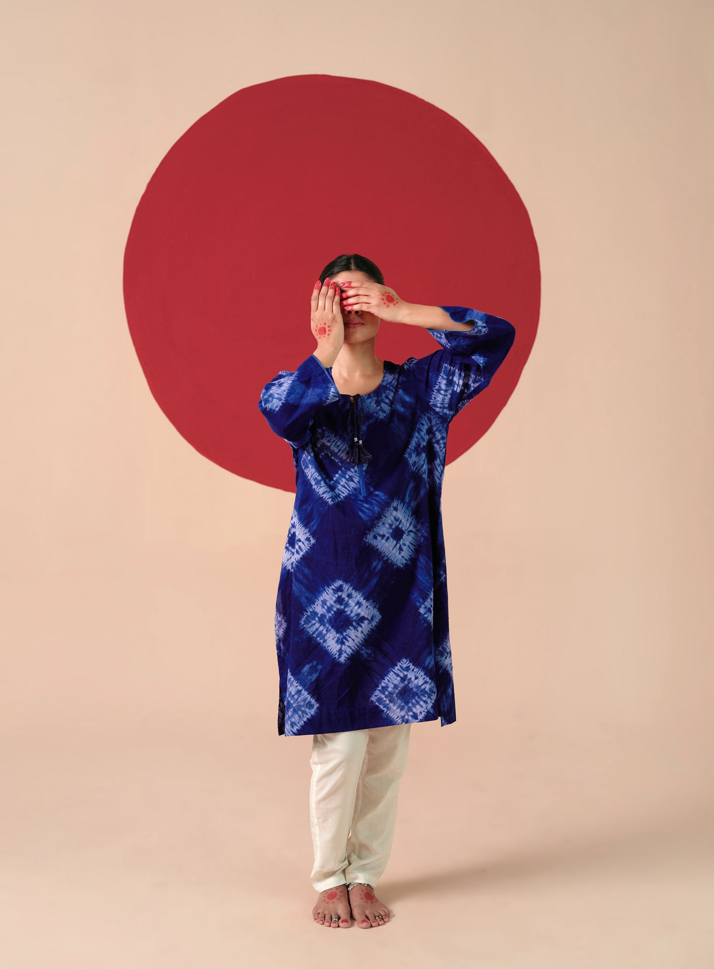 AMRITA TIE & DYE SHORT KURTI