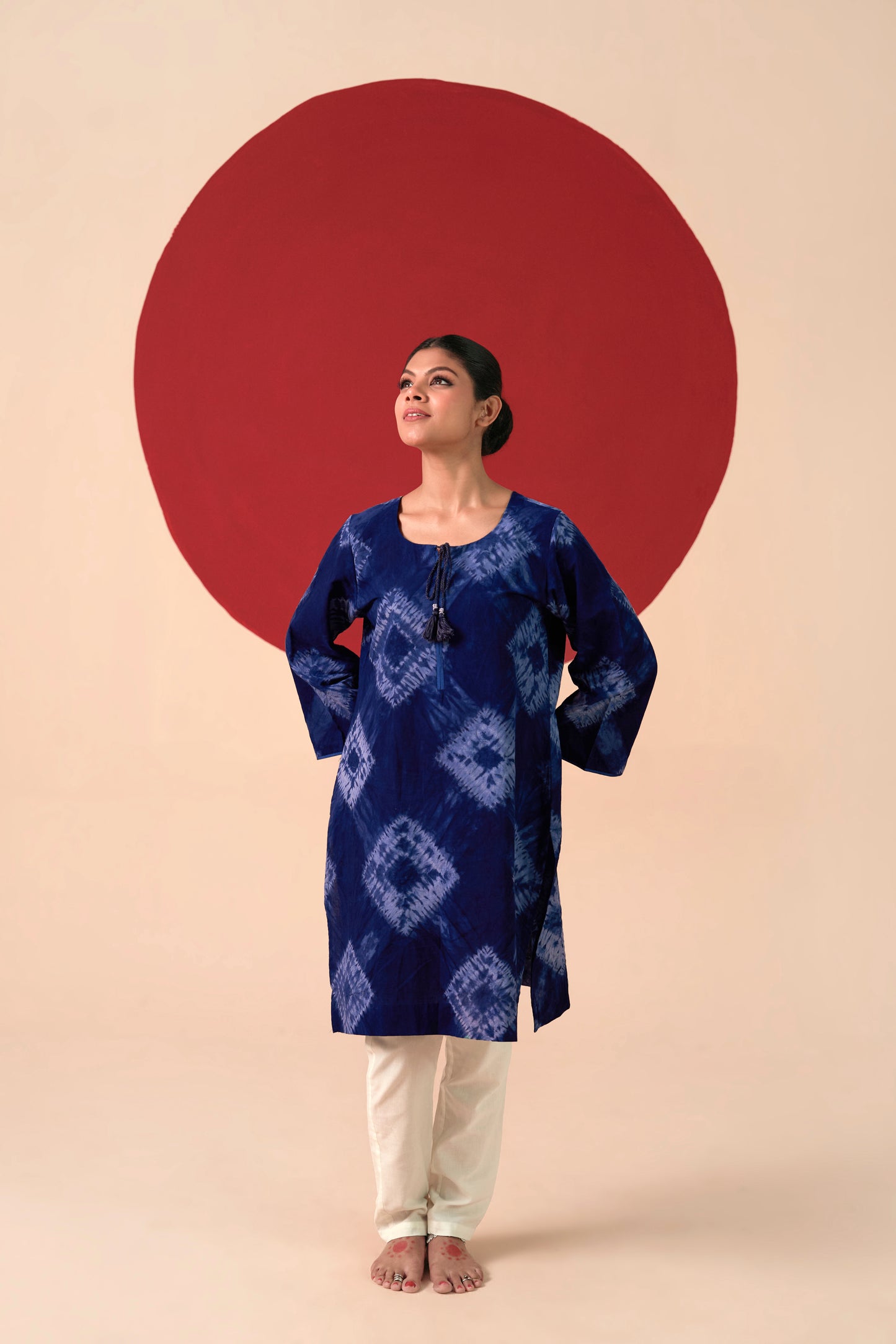 AMRITA TIE & DYE SHORT KURTI