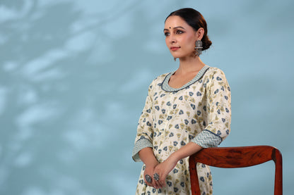 Sadabahar Anarkali shirt and Bottom Set