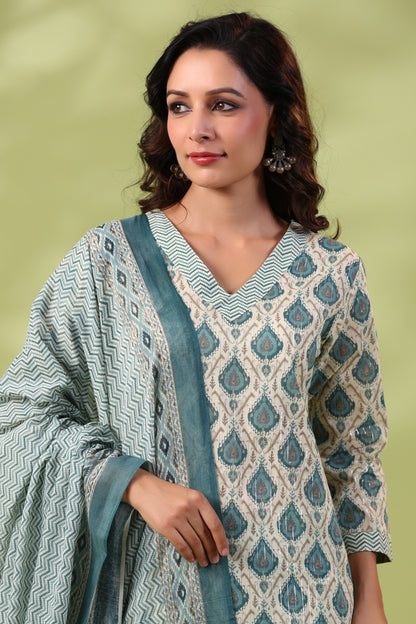 Mor Pankh Shirt Bottom Dupatta Set