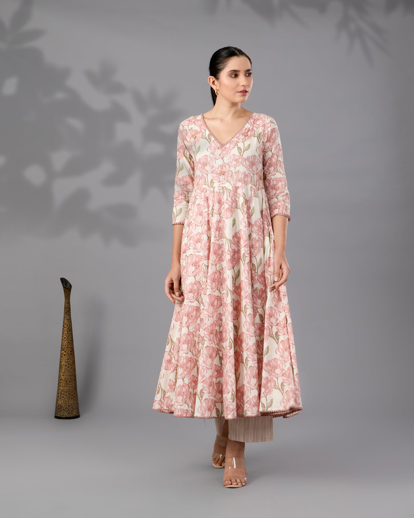 Kaner Anarkali Kurta Set