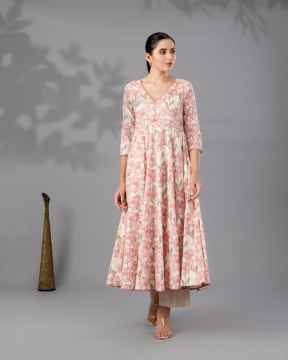 Kaner Anarkali Kurta Set