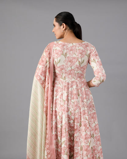 Kaner Anarkali Kurta Set