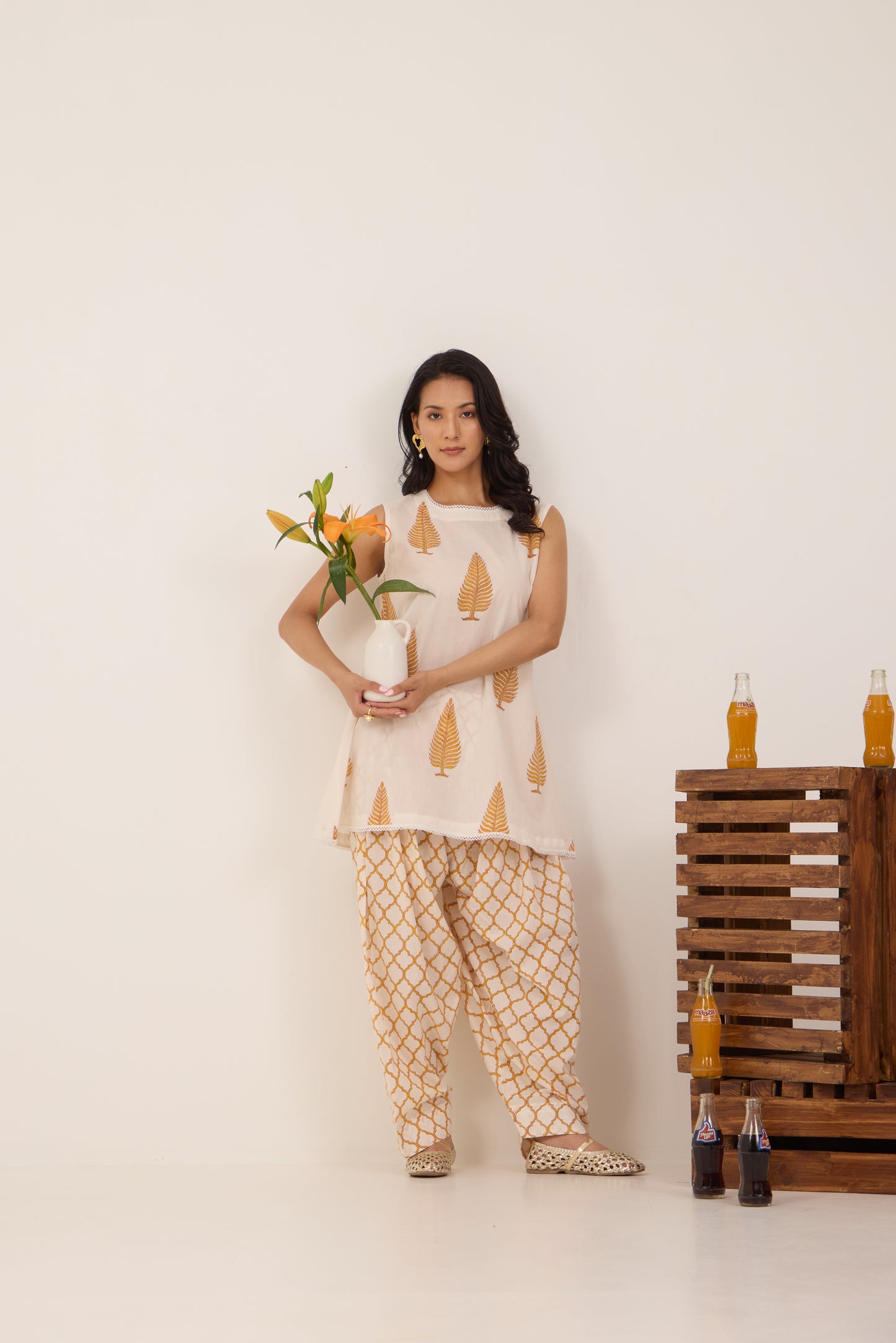 HONEYCOMB BREEZE FARSHI COORD SET