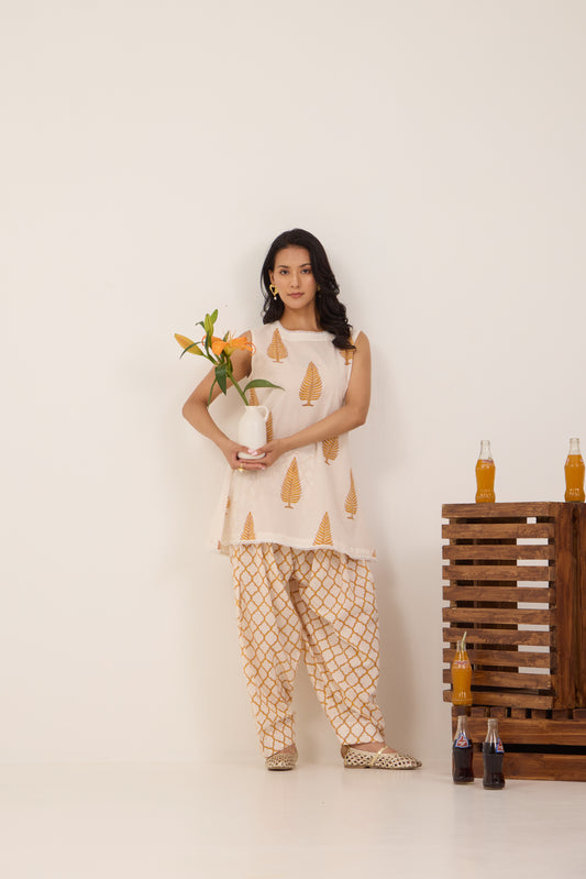 HONEYCOMB BREEZE FARSHI COORD SET