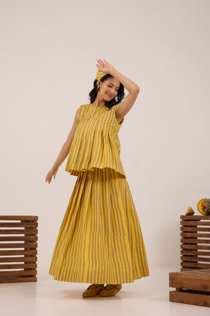LEMON DRIZZLE SKIRT COORD SET