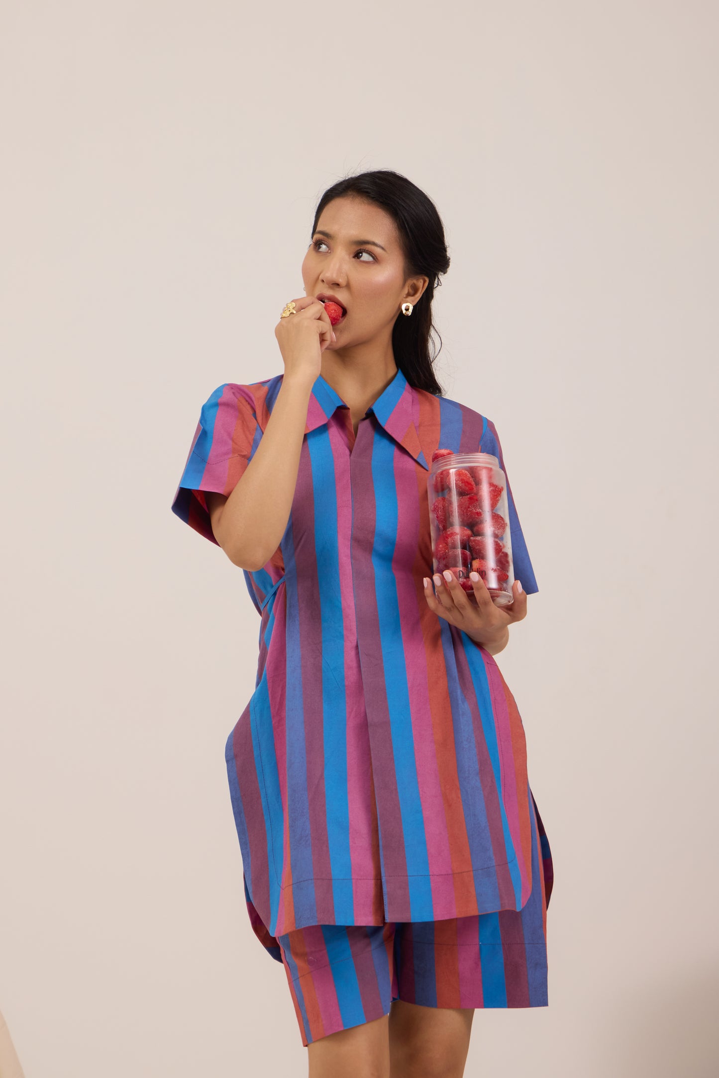 BERRY SODA SHORTS COORD SET