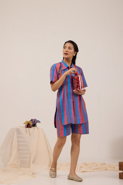 BERRY SODA SHORTS COORD SET