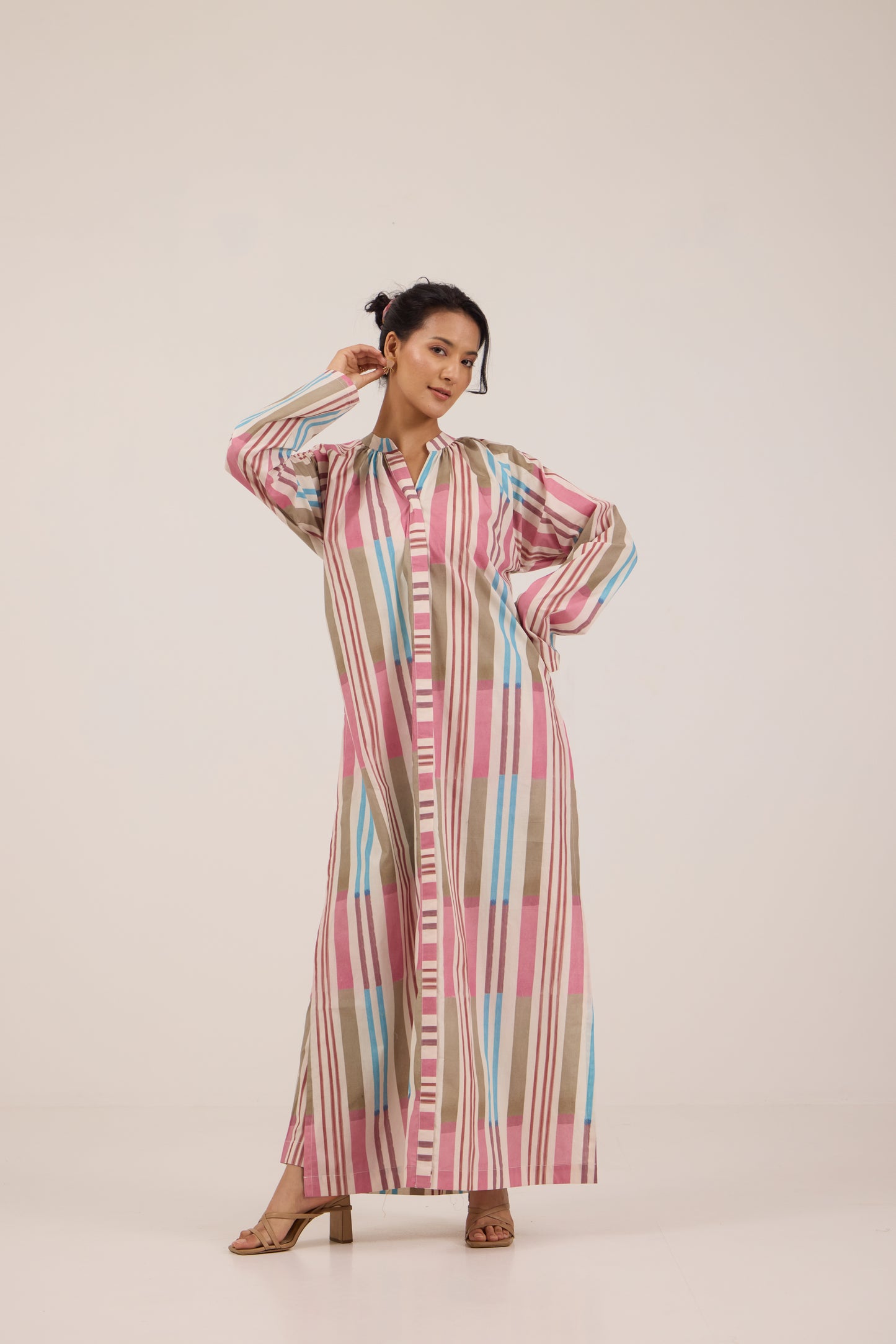 COTTON CANDY LONG SHIRT COORD SET