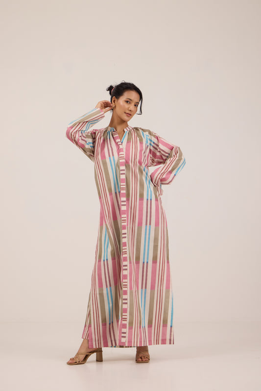 COTTON CANDY LONG SHIRT COORD SET