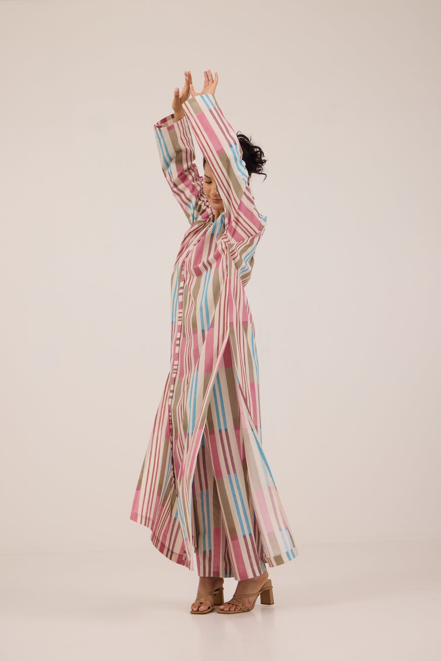 COTTON CANDY LONG SHIRT COORD SET