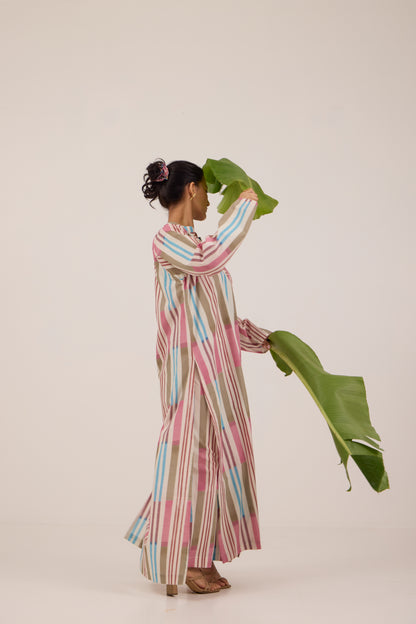 COTTON CANDY LONG SHIRT COORD SET