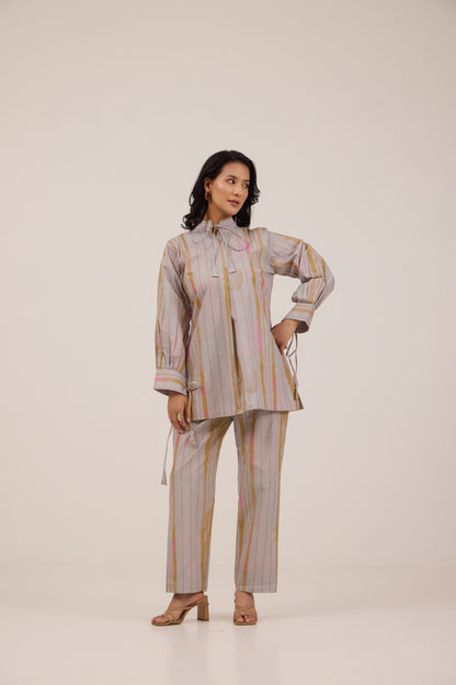 MARSHMALLOW STRIPE COORD SET