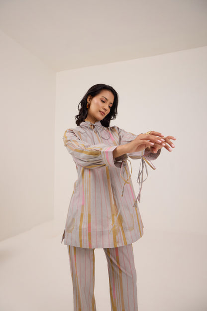 MARSHMALLOW STRIPE COORD SET