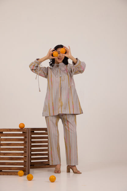 MARSHMALLOW STRIPE COORD SET