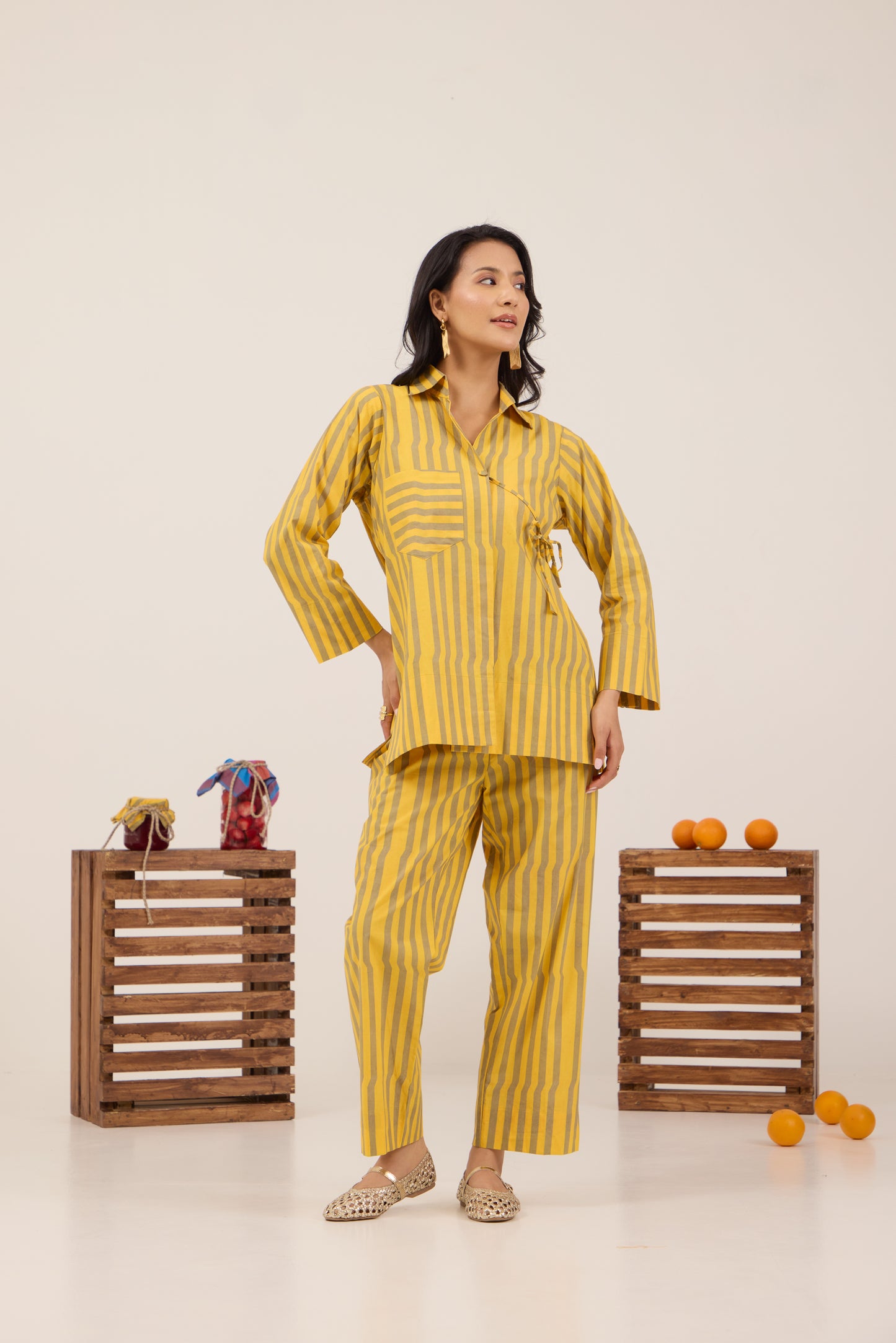 LEMON DRIZZLE PANTS COORD SET