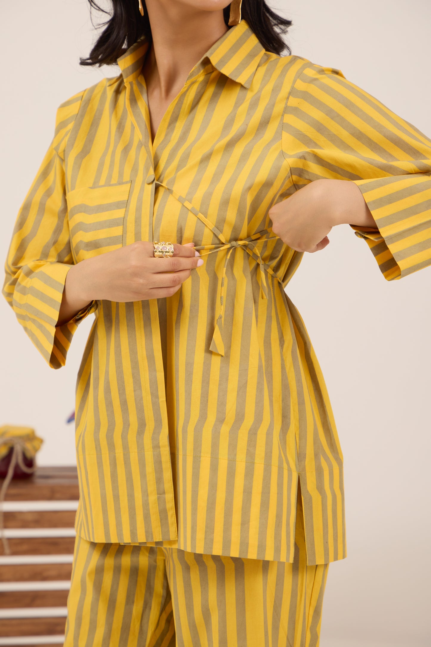 LEMON DRIZZLE PANTS COORD SET