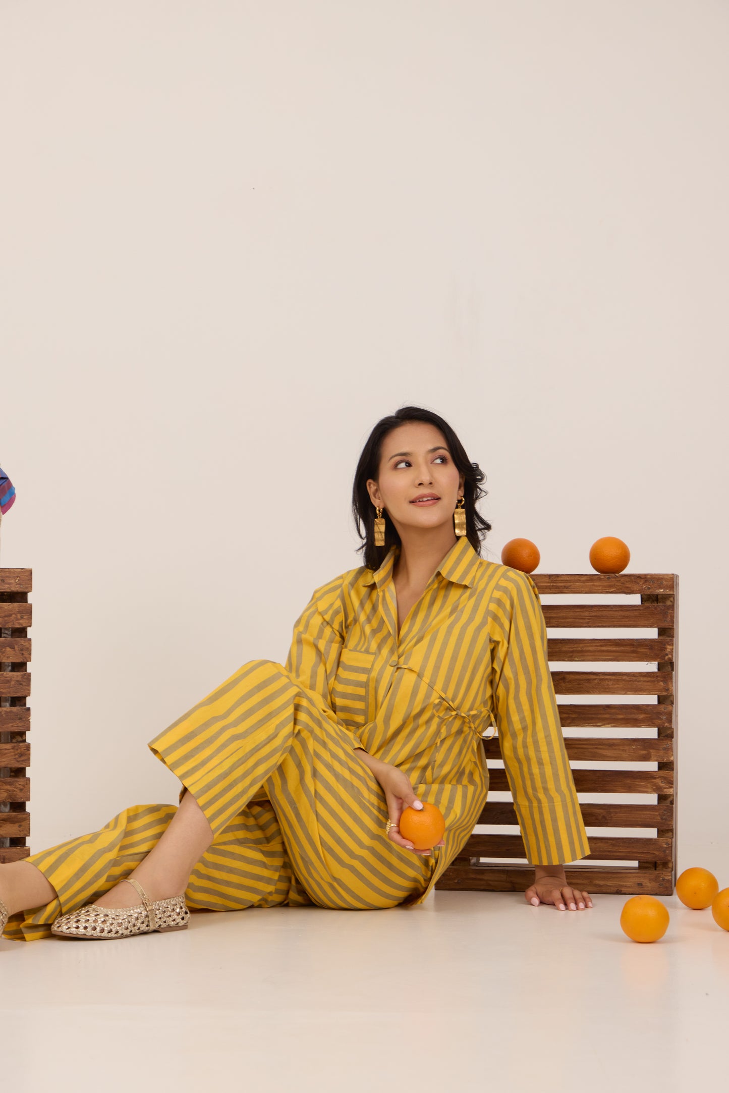 LEMON DRIZZLE PANTS COORD SET