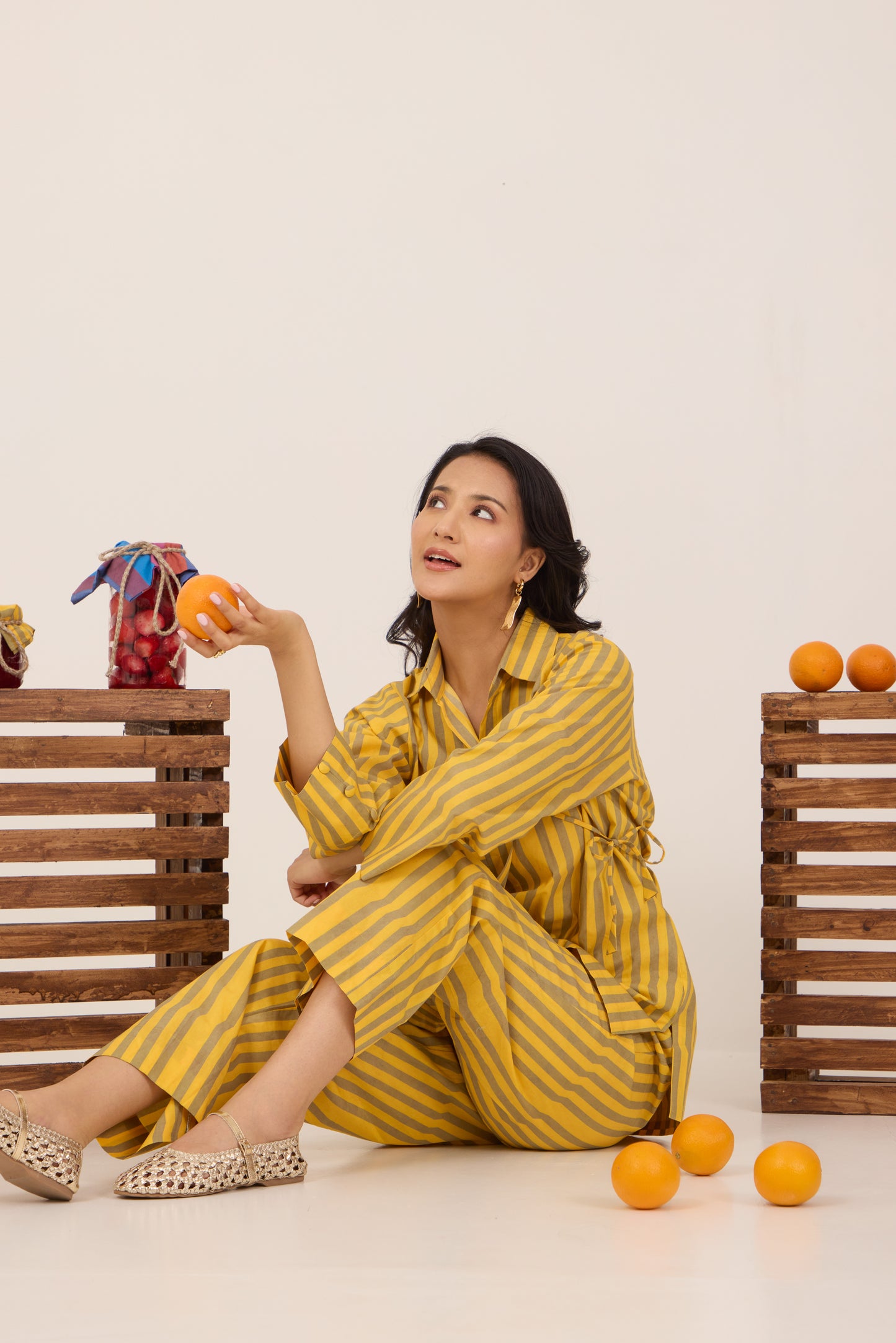 LEMON DRIZZLE PANTS COORD SET