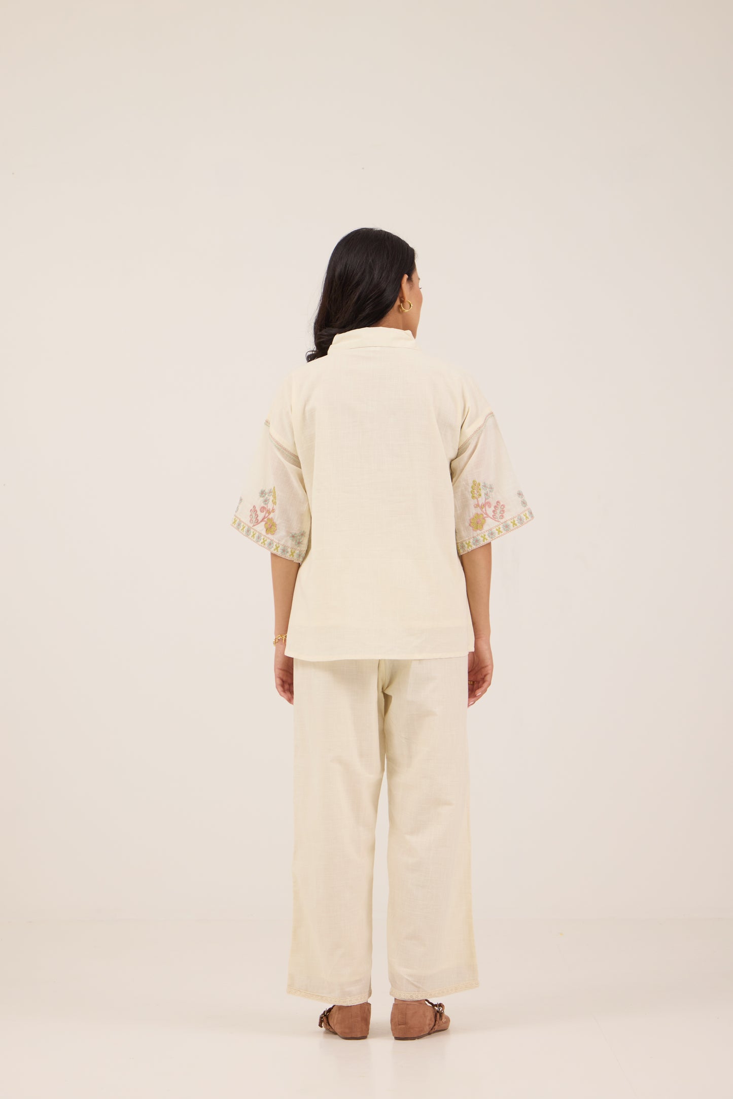 VANILLA POP EMBROIDERED COORD SET