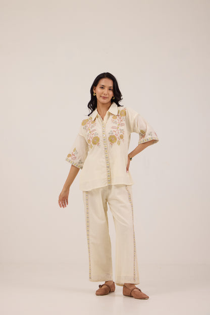 VANILLA POP EMBROIDERED COORD SET