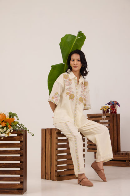 VANILLA POP EMBROIDERED COORD SET