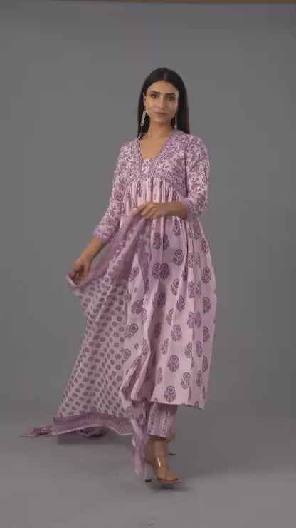 Periwinkle Kurta Set